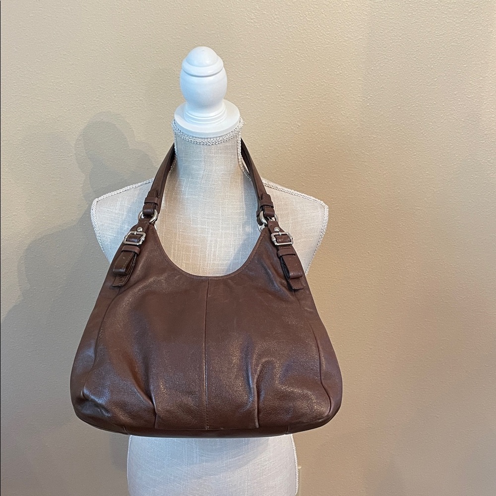 Coach Y2K Madison Maggie 16503 Chocolate Leather Shoulder Bag - Picture 2 of 16